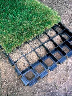 LOW-IMPACT STORMWATER BMP The systems can be applied in landscape plans as BmPs for stabilizing soils, controlling stormwater runoff and managing stormwater on-site.