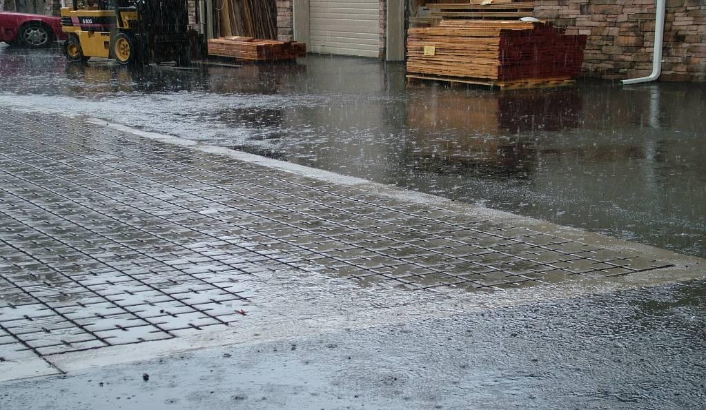 Q: Direct Runoff (in) P: Rainfall (in) CN: Curve Number The calculation of the runoff allows the inflow onto the surface of the permeable pavement to be estimated.