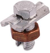 Split-Bolt Connectors Type PS Plated Split-Bolt Connectors with Spacer or use on copper, aluminum and ACSR conductors Most connectors are CSA Certified and U isted for copper conductors only Bolt and