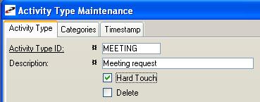 Modifications to Tasks and CMI Hard Touch Indicator added to Activity Type Maintenance Added to Schedule and Edit Task windows