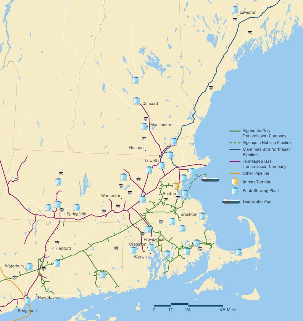 New England s LNG infrastructure is already here and already paid for New England meets its peak demand needs with LNG, utilizing extensive LNG infrastructure that s in place and already paid for.