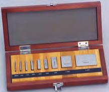 15 MICROMETER INSPECTION GAGE BLOCK SETS (METRIC) 10 INCLUDED IN SET 1.00, 1.25, 1.