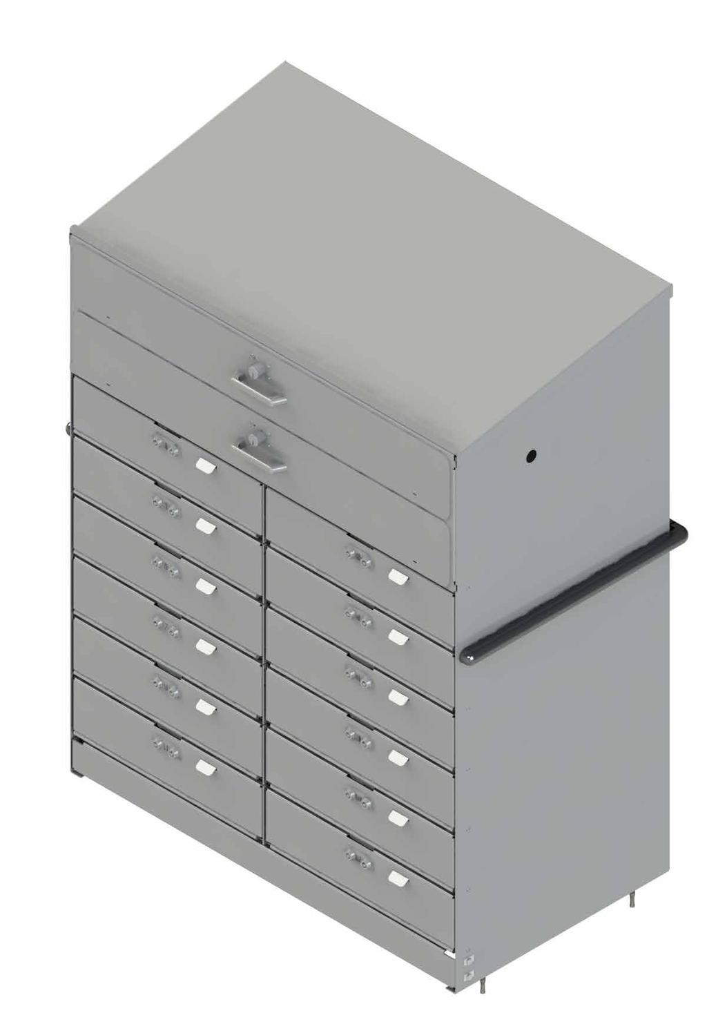 drawers at top of cabinet secure any valuables with lock. Large drawer dims: 35 W x 20 L x 5.