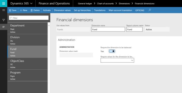 Public Sector This document walks you through the Public Sector functionality in Microsoft Dynamics 365 for Finance and Operations.