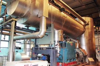 5 MWe Solar gas turbine in a gas compressor station along TransGas pipeline COOLING SYSTEM: water cooled condenser + closed