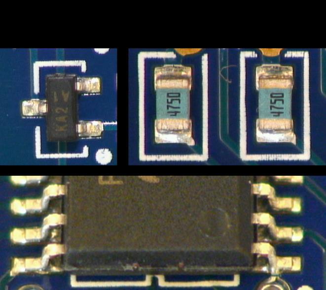 SnCuNi solder joints formed in Case 1.