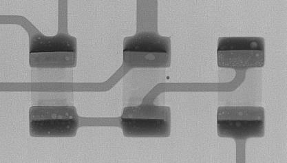 Originally published in the Proceedings of SMTA International, Ft. Worth, TX, October, 2013 SnCuNi SAC305 Figure 13. X-ray images of 0805 resistors from Case 1a. SnCuNi SnCuNi SAC305 Figure 15.