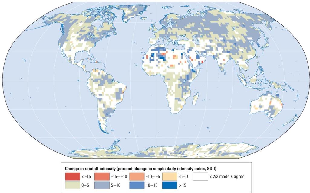 15 The world will also experience more intense rainfall events Source: World Bank, World Development Report 2010, from The