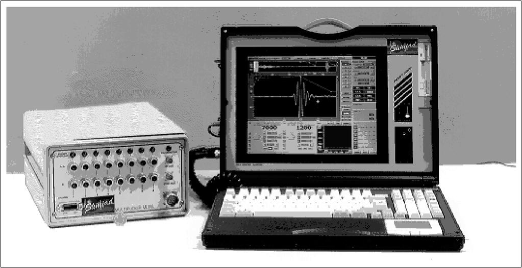 FIGURE 2. Used equipment data acquisition of ultrasonic signals.