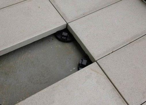The example below shows one The void below the paving can be used for storage if a simple orifice