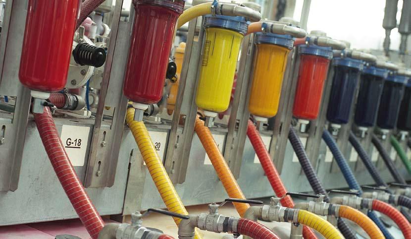 Greater efficiency through on-demand paste production Our automatic dispensing systems enable you to significantly improve the efficiency of your textile printing processes by giving you colour on