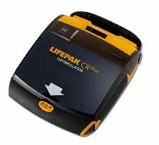 LIFEPAK CR Plus defibrillator LIFEPAK 1000 defibrillator Biphasic waveform with impedance compensation and highest-available escalating energy 200/300/360J Biphasic waveform with impedance