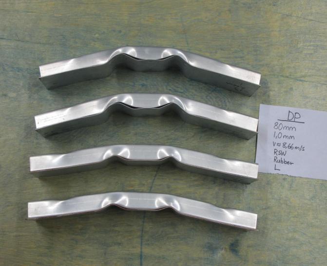 Figure 4.15: DP600, 1,0 mm, 80mm spot weld spacing, low deformation.