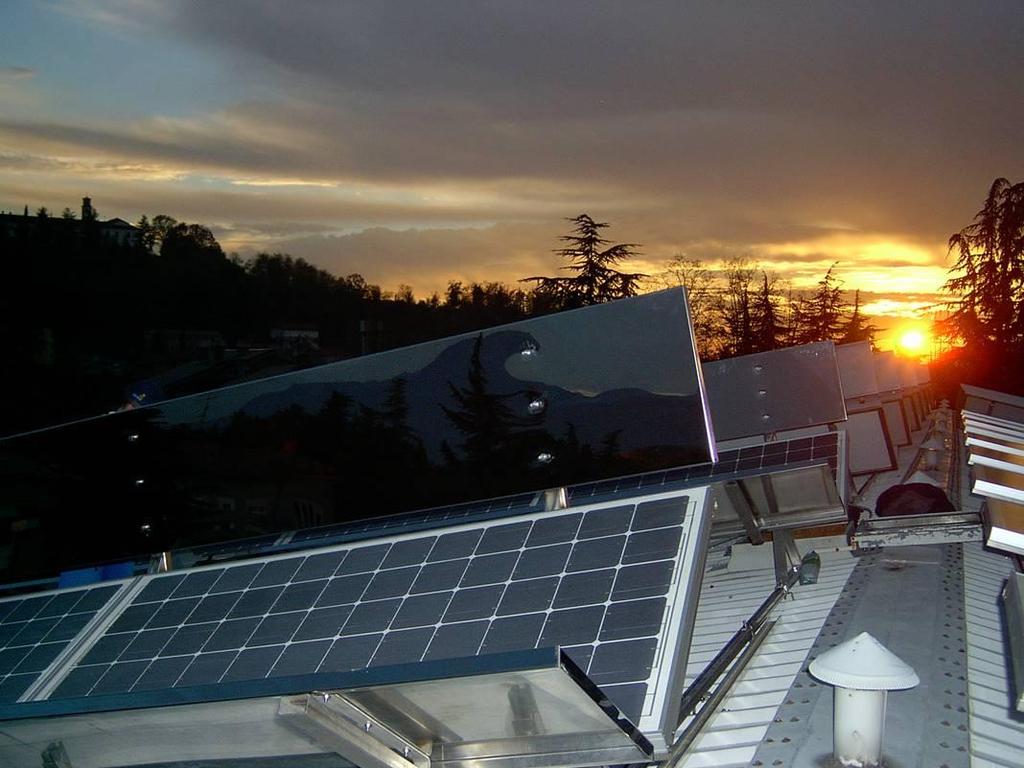 PV modules can be mount on Sun tracking device. This way annually production of electricity can increase up to 60%.