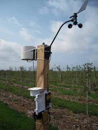 Weather Station We recommend installing a weather node at your operation, which is connected to a number of sensors that measure environmental data.