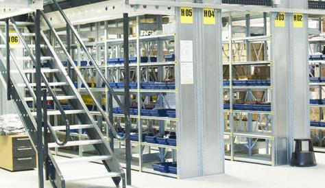 Distributor, Complete Storage Interiors (CSI Group) and installed a two tier HI280 shelving system.