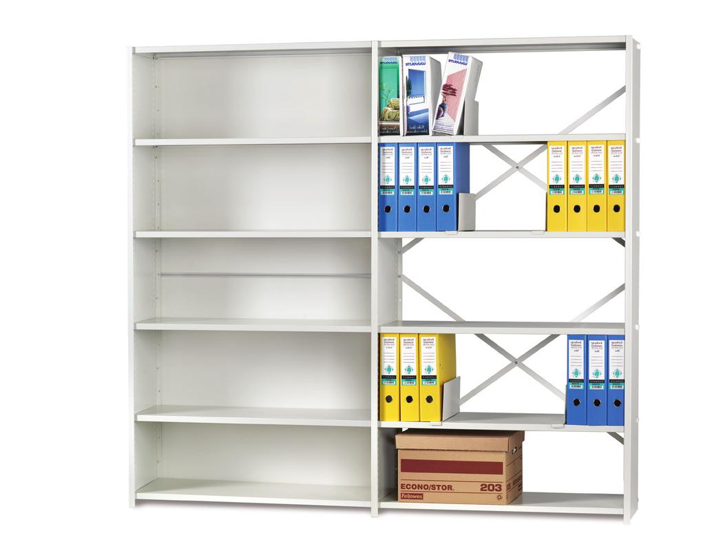 system TRUE DELTA EDGE This, slim, True Delta Edge adds style and strength to a high quality shelving system.
