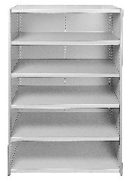 Shelves Shelf levels are easily adjusted in 25mm increments and are held into position with the use of nuts / bolts Shelves are available in 400mm depth having 900mm width as standard.