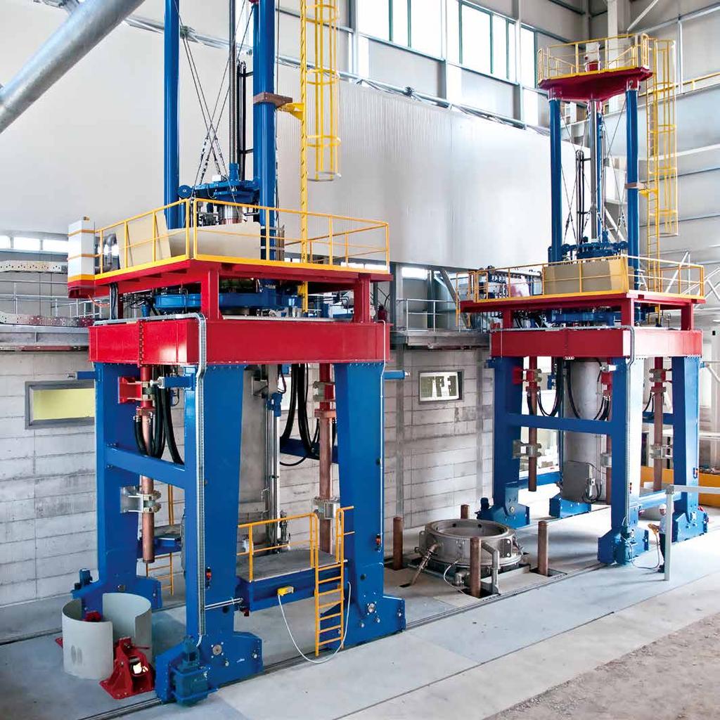 ALD ESR Furnaces Ingot Withdrawal Whenever large dimensions and heavy weights become necessary Ingot Withdrawal Systems Special Design Features System configurations are available with a central
