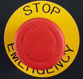 For security consideration, the turntable will not stop instantly when the EMERGENCY STOP button is pressed.