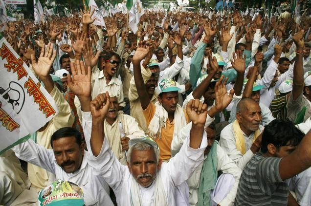 India: Mass protests in Uttar Pradesh against land acquisition for infrastructure Issue of