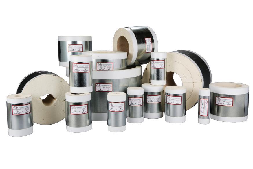 All products feature a factory applied jacketing meeting ASTM E 96A (maximum 0.02 perm) making the units appropriate for either high or low temperature applications.