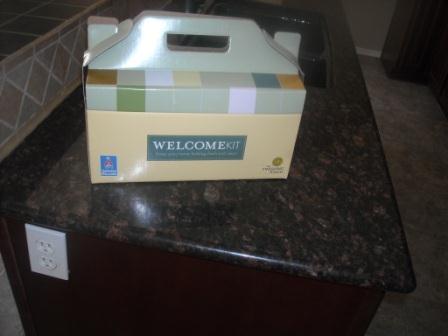 Welcome kits left at each property Basic
