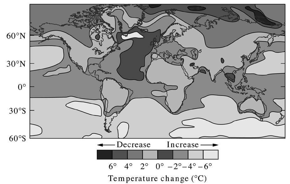Predicted Effects: Shifts in climate zones Predicted