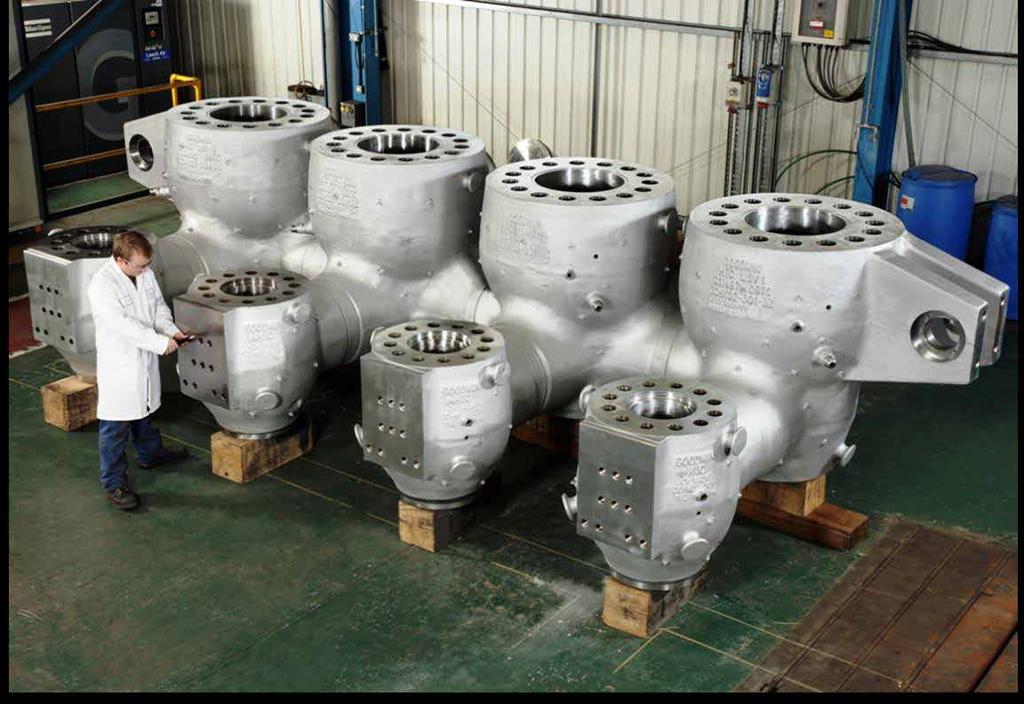 1000MW MSV and CV RH and LH Assembly produced from 8 castings (49,895kg) 9.