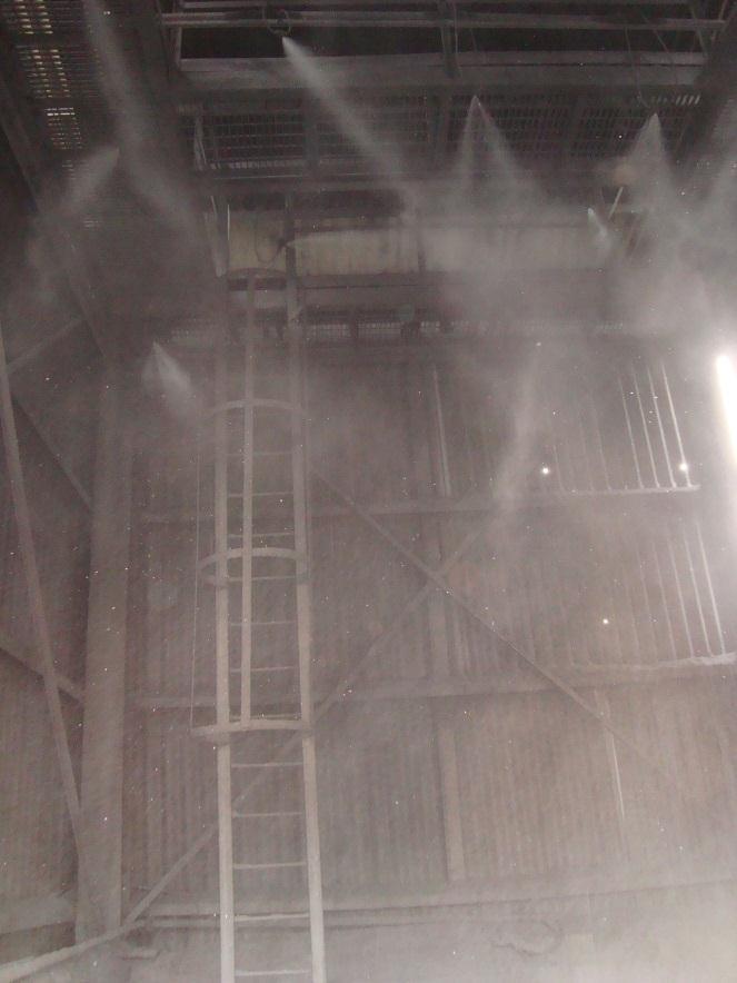 Dry Fog De-dusting system in