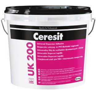 FOR PERFECT LONG-TERM RESULTS AFTER FLOORING INSTALLATION EC1 certified products from Ceresit After proper preparation of the substrate, the desired floor covering (carpet, linoleum, laminate or wood