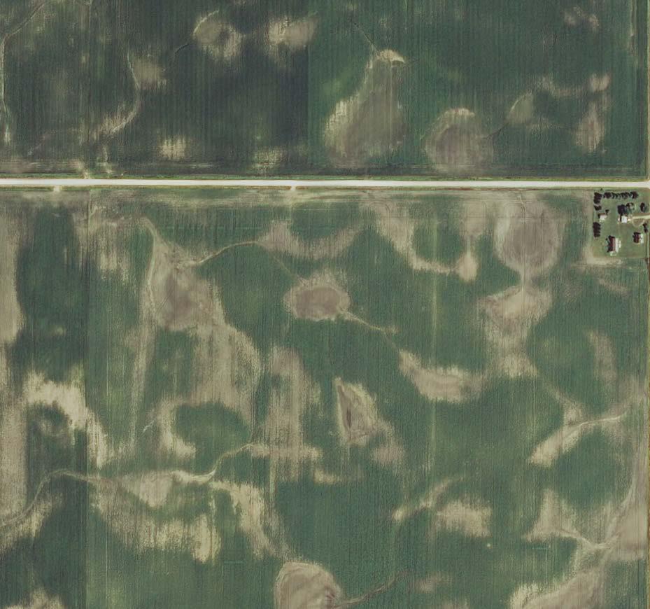 2013 NAIP imagery of fields with potholes