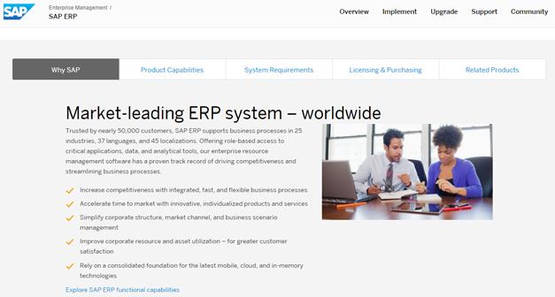 SAP ERP Oracle