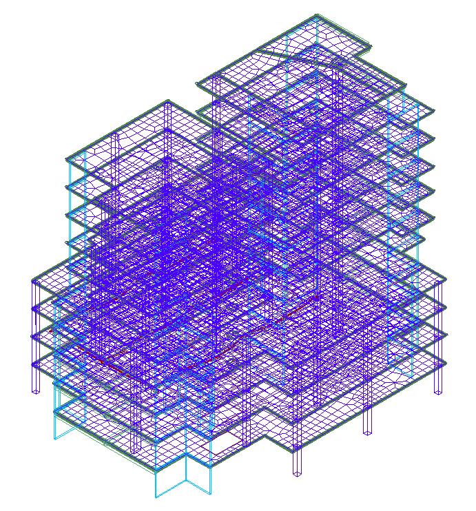 Index (101) FIGURE 6-3 Completed Model displaying Finite Element Meshing 6.