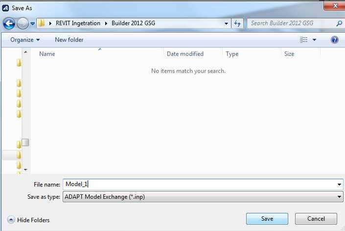 Index (46) FIGURE 3-4 ADAPT data exchange file save-as dialogue window 3.