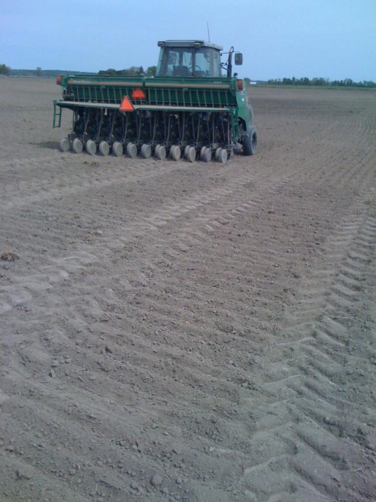 Planting Site Selection Soil structure to avoid compaction Seeding rates: 20-25 lb/ac Planting depth: 0.5-1.