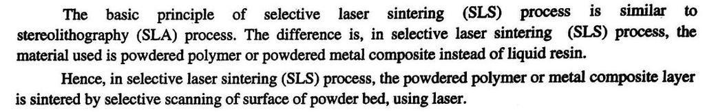 printing (10) Ans:- Selective Laser