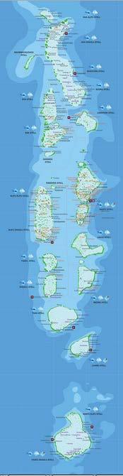 Country background Estimated 1192 islands, 26 natural atolls 188 Inhabited islands 111 resort islands Key economic activities: Fisheries and tourism