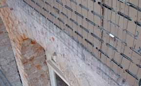Bekaert Stucanet allows the durable renovation and plastering of this type of difficult walls.