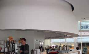 The flexible panels allow optimal plastering of arches, slanted walls and other complex structures.