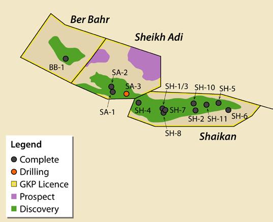2. Introduction In June 2015, ERCE was engaged by GKP to carry out an independent assessment of Reserves, Contingent Resources and Prospective Resources for GKP s assets located in Kurdistan, Iraq