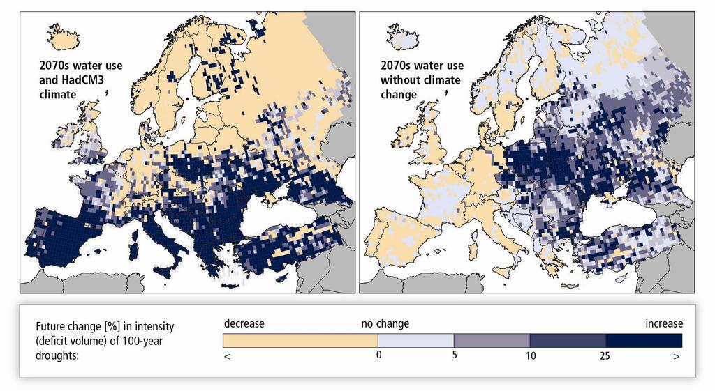 Drought will be more intense in parts of Europe Evidence that the