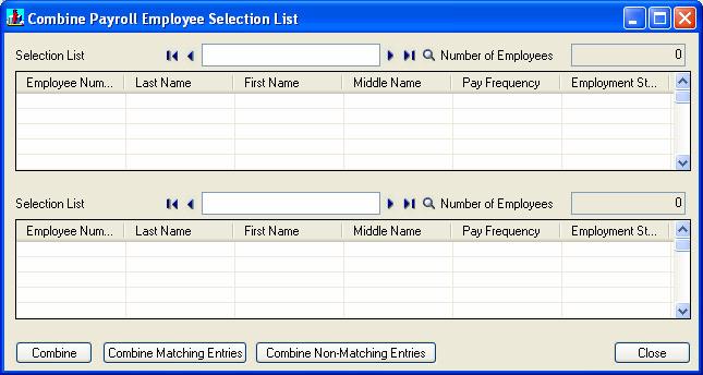 Setting Up Payroll Enter your criteria, and click Create.