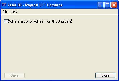 Step 19. Set Up for EFT (Direct Deposit) 2. To make this company an administrator for the EFT combine feature, select the check box.