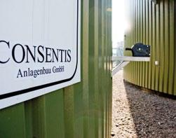 What does Consentis offer? Consentis has been active for more than 10 years in the planning, implementation, and maintenance of turnkey biogas plants.