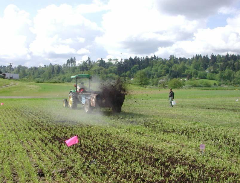 Manure or compost application records Amount used Place of application Date