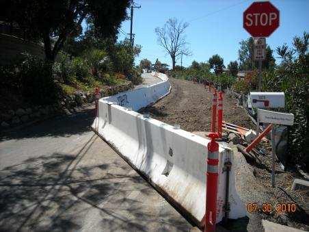 Palomino Road Slide Repair Project Project Design Restrictions Maintain access to residents throughout the project.