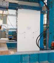 Shear compression test on a sample portion of panel The composing elements of the structure are mainly: Reinforced sandwich wall panels external/load bearing, thickness 80mm Reinforced foamed wall