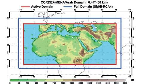 3 Methodology Within the impact assessment component of RICCAR, an Arab Domain was established for framing the application of regional climate models (RCMs) in accordance with guidelines put forth by