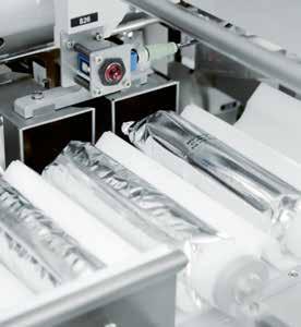 NUOUS MOTION CARTONER PRODUCT INSERTION INTO THE CARTON Products and accessories are inserted into the carton by one pusher